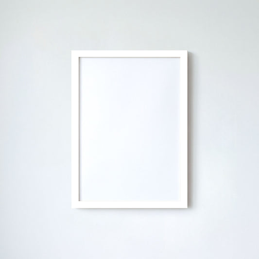 Keep Wooden Frame, white