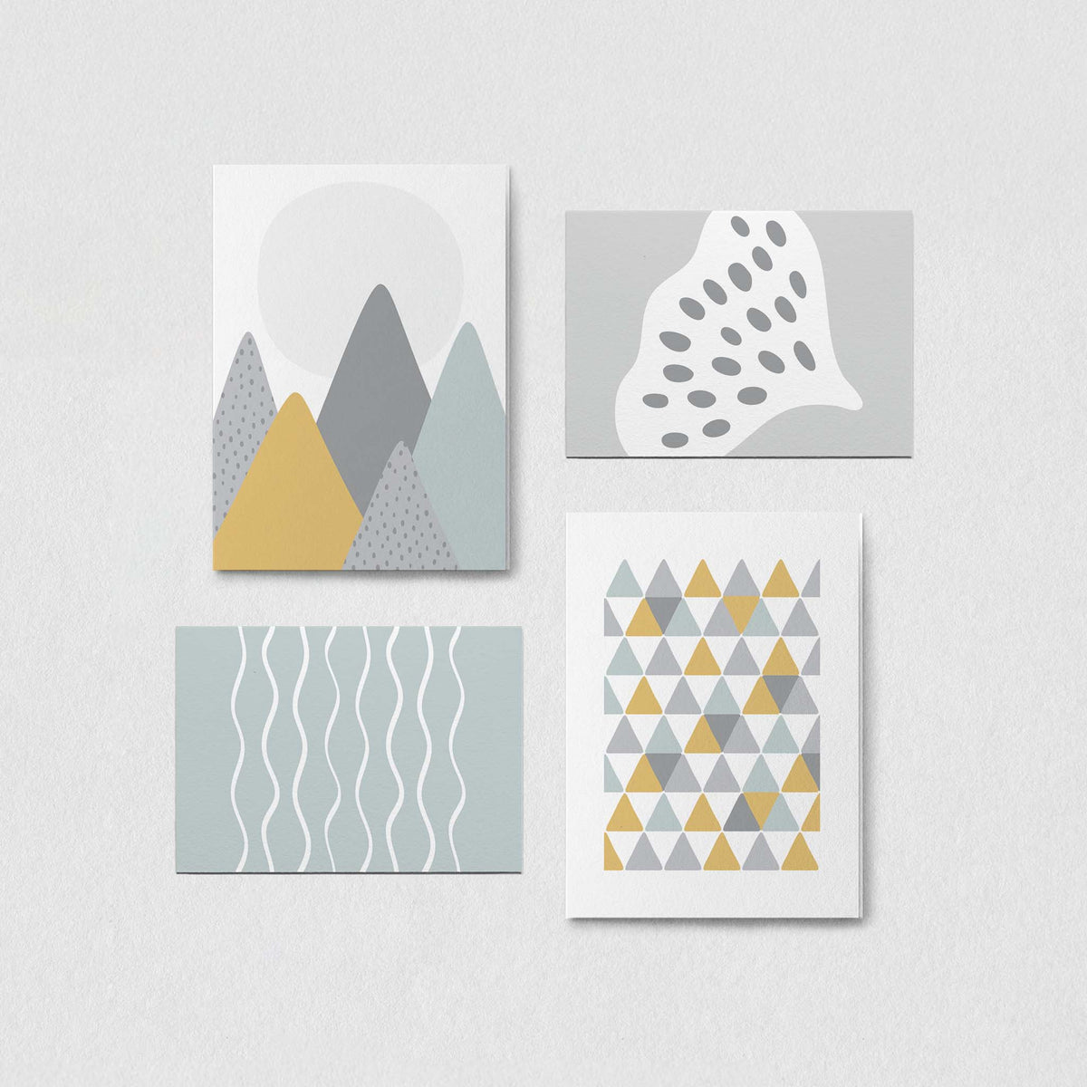 Peak Leaf Kunstdruck-Set, duck egg