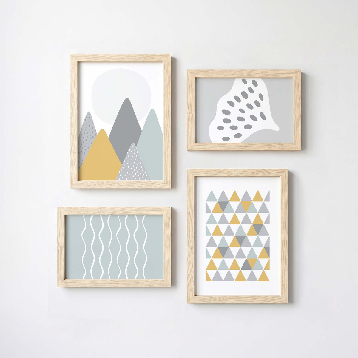 Peak Leaf Kunstdruck-Set, duck egg