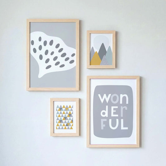 Bold Wonder Kunstdruck-Set, duck egg
