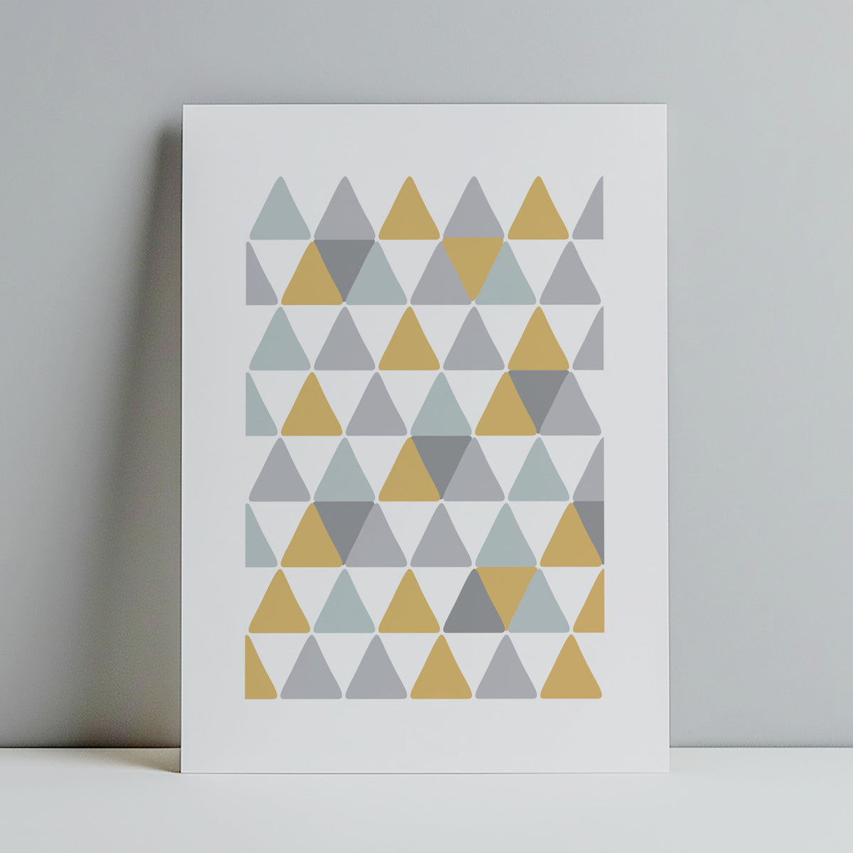 Hill Dusk Kunstdruck Postkarte, duck egg