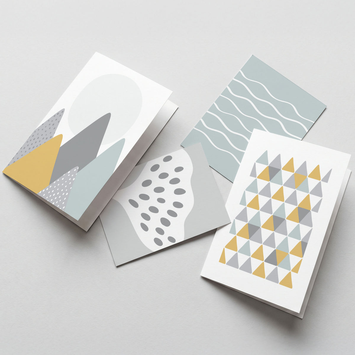 Peak Leaf Kunstdruck-Set, duck egg