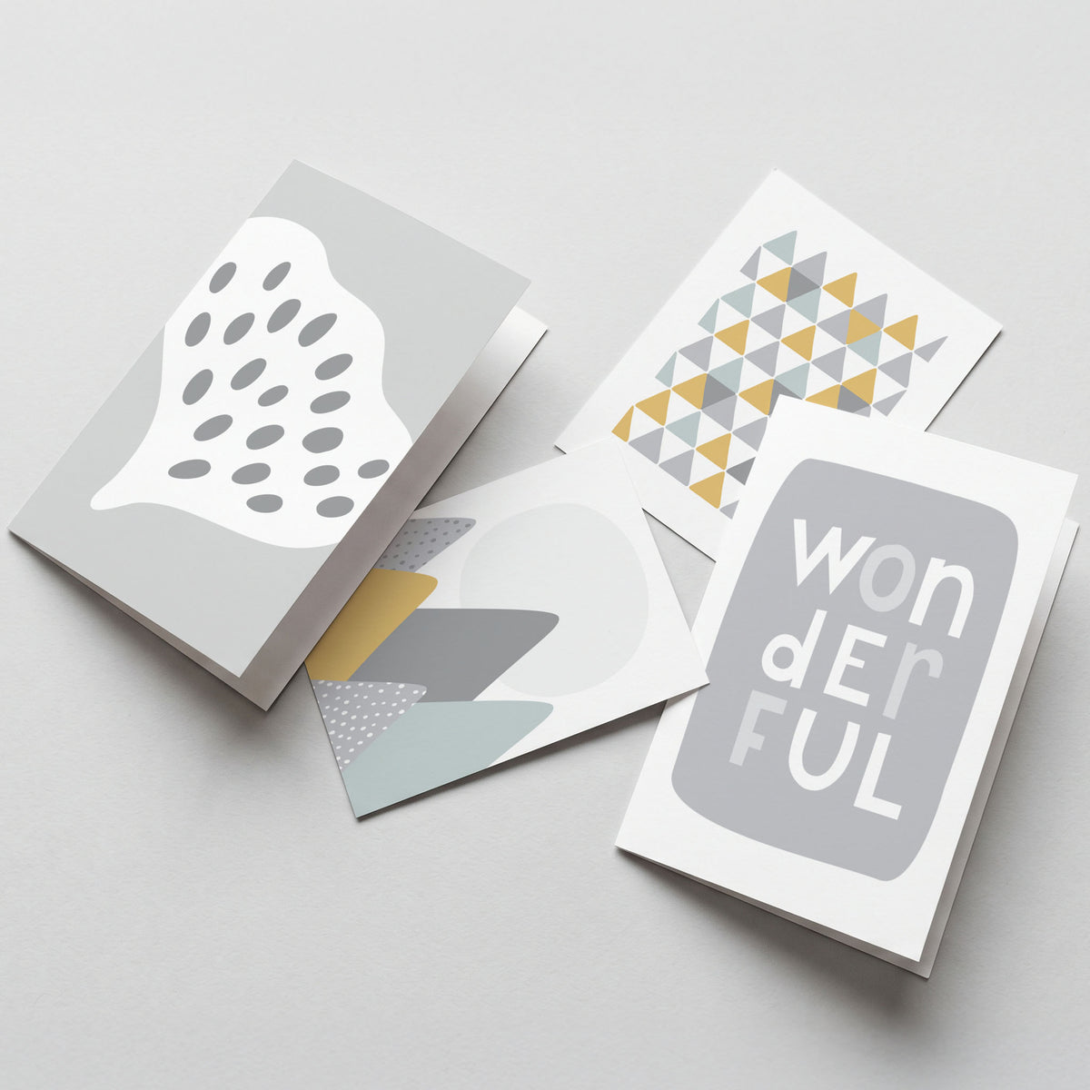 Bold Wonder Art Print Set, duck egg