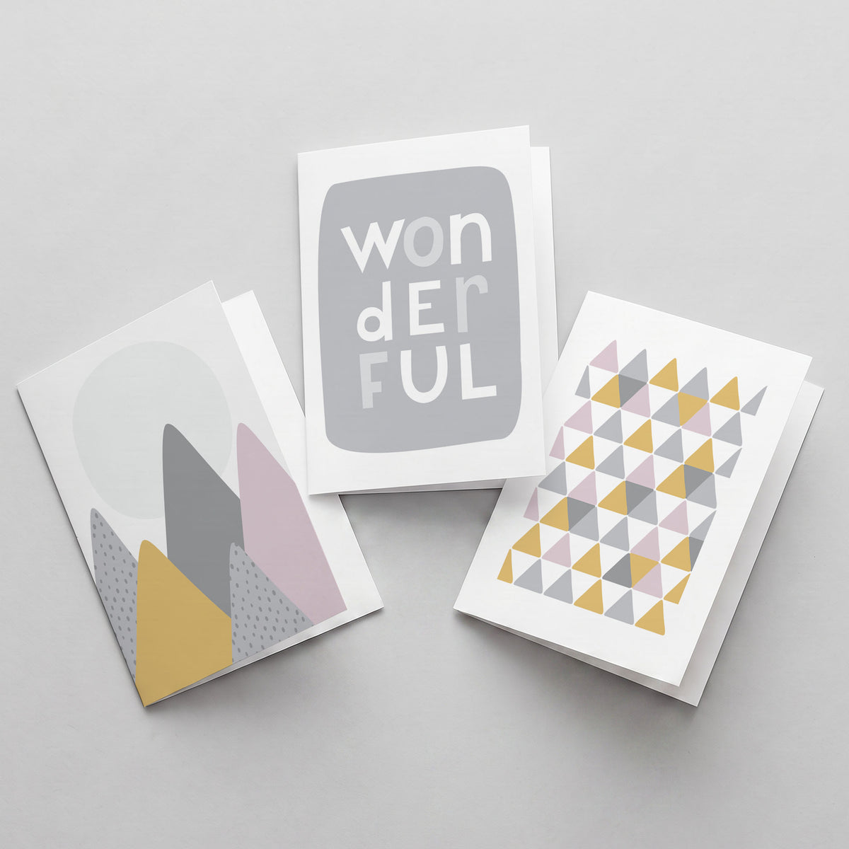 Peak Hill Art Print Set, dusty rose